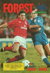 Nottingham Forest v Manchester City 1992/93